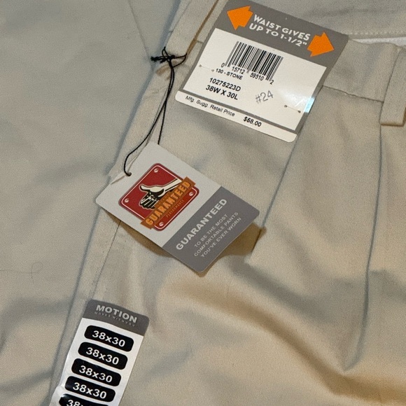 Men's Brand new with tags Savane 38X30 White Motion Pants - Picture 5 of 6